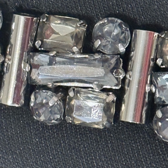 Elizabeth and James Black Jade Embellished Collar Mini Dress Sz 2 Bodycon Maryse - Picture 6 of 11